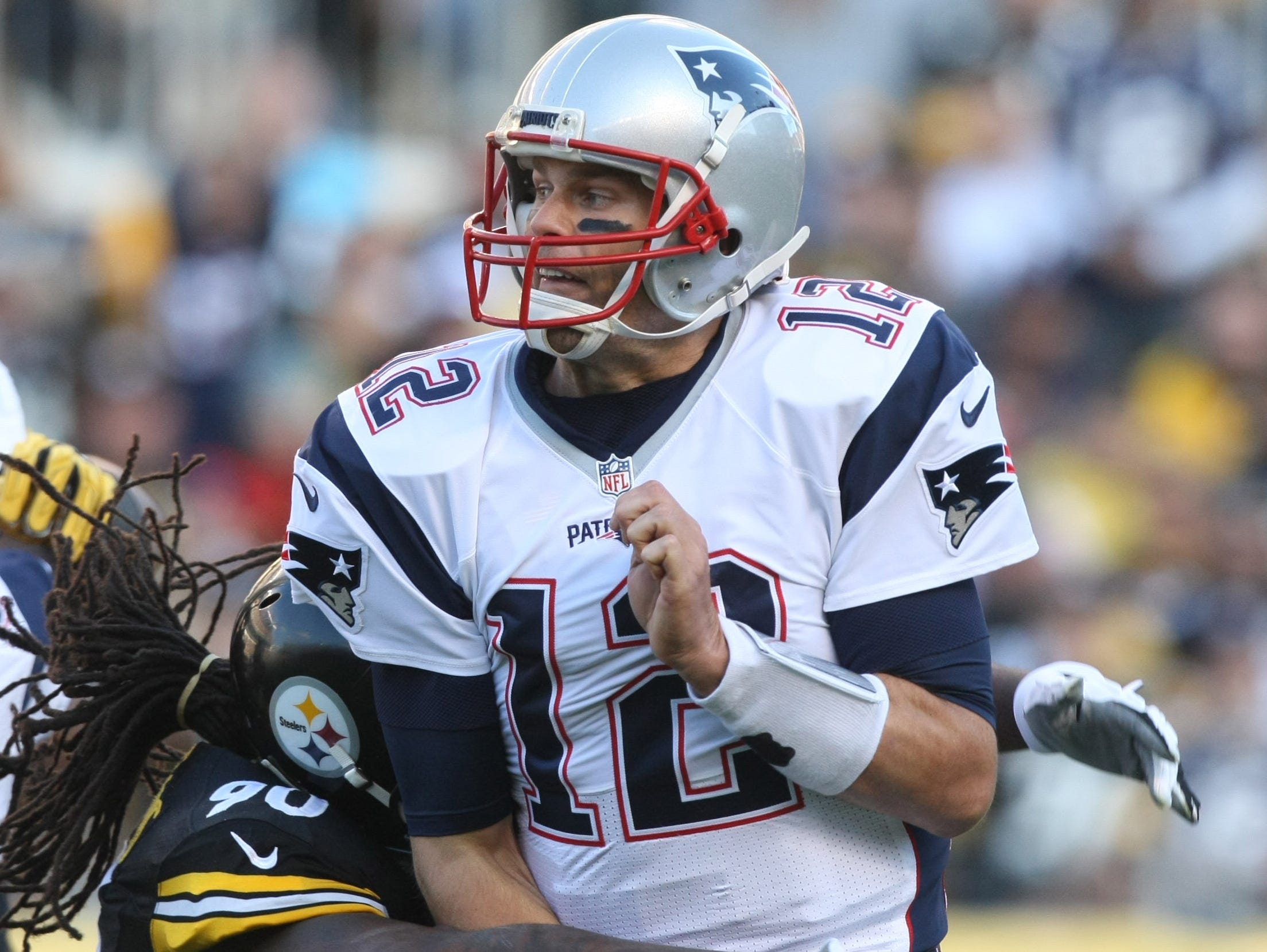 Patriots QB Tom Brady didn't have one of his best games Sunday.