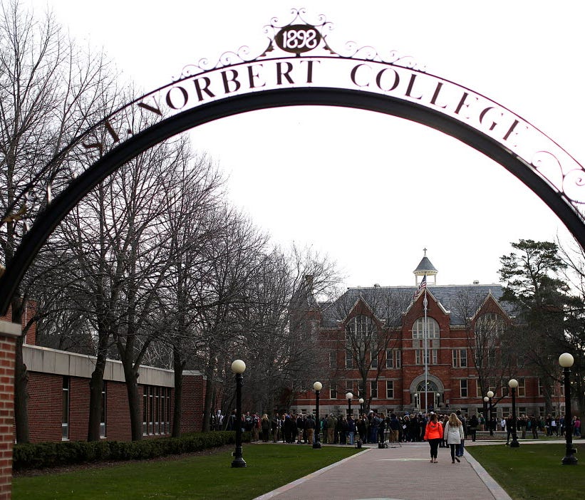 St. Norbert College in De Pere, Wisconsin.