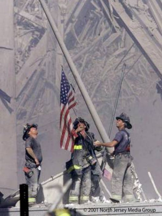 Image result for flag on 9/11