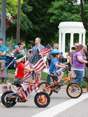 Marshall's Bike & Wagon & Pet Parade Monday morning was sponsored by Oaklawn Hospital.
