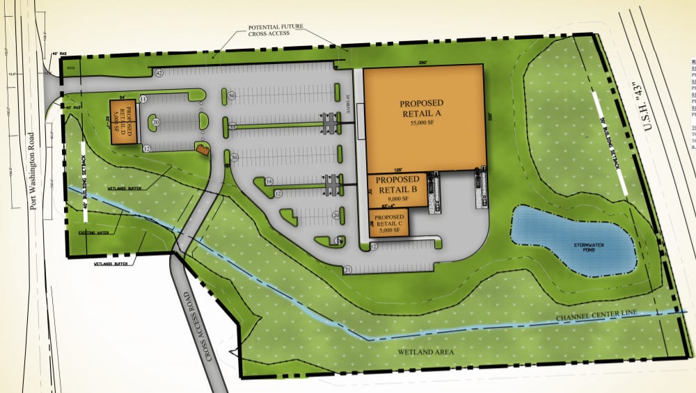 Developer Plans Four Stores North Of Costco In Grafton