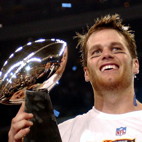 FILE - New England Patriots quarterback Tom Brady 