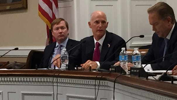 WASHINGTON - Florida Gov. Rick Scott addresses...