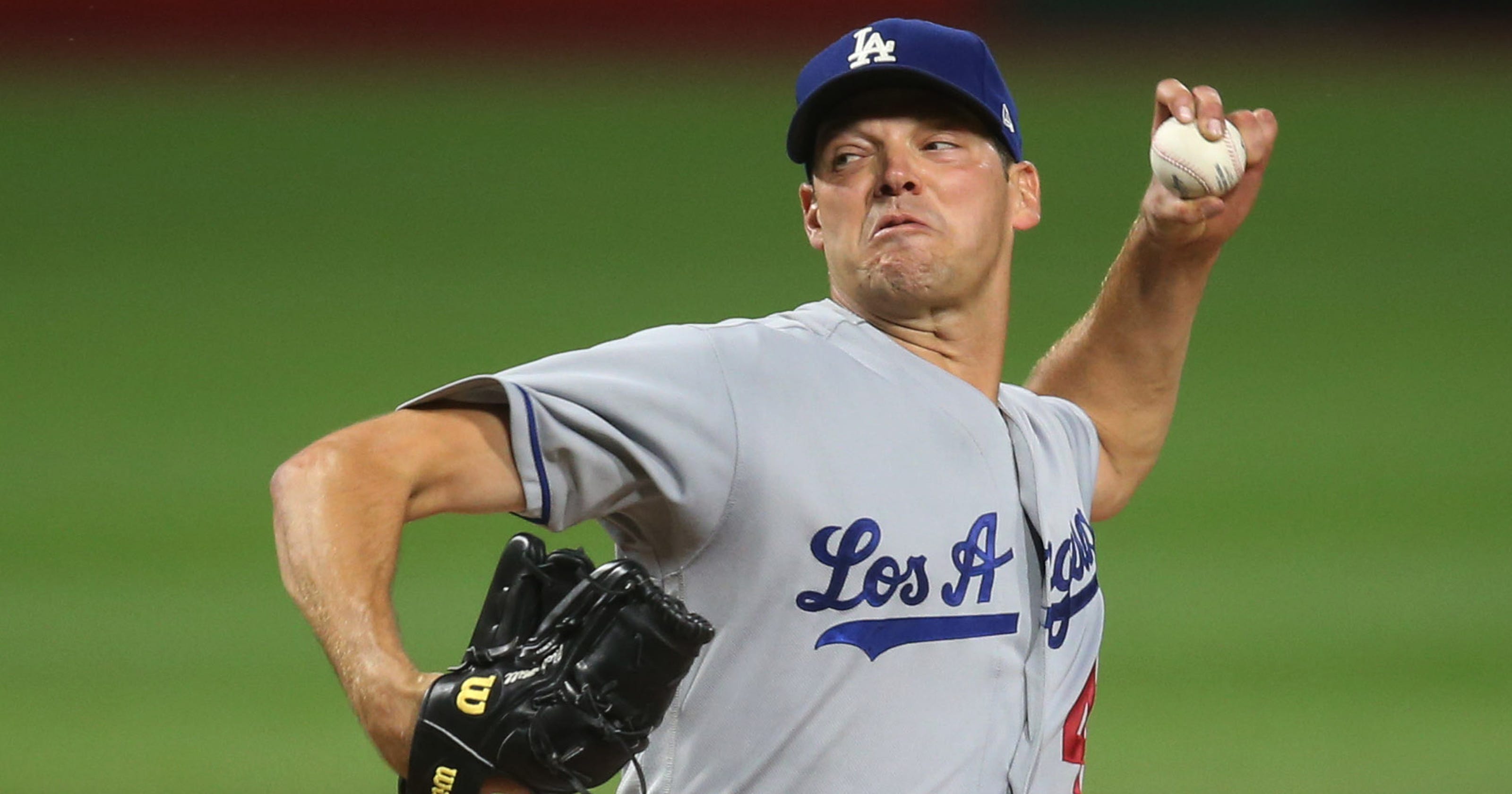 Dodgers lefty Rich Hill throws nine nohit innings but loses in 10th