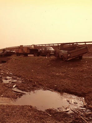 Contributed photo of the damage that was caused on