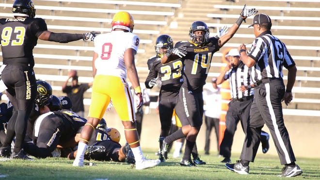 Grambling led for most of Saturday's game before allowing 29 points in a fourth-quarter loss to Bethune-Cookman.