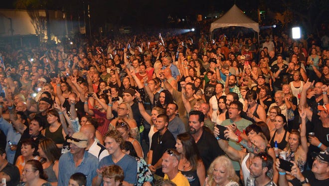 The October 2015 Cape Coral Bike Night attracted a record 18,000 people to see '80s rockers Quiet Riot.