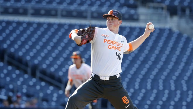 Jason Groome of Barnegat, N.J., is considered by many analysts to be the No. 1 prospect in the MLB draft.