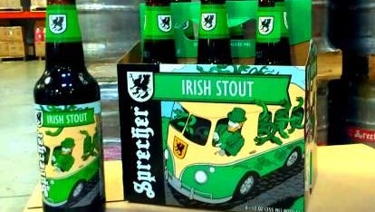 The Irish Stout is an alternative to green beer for St. Patrick's Day.