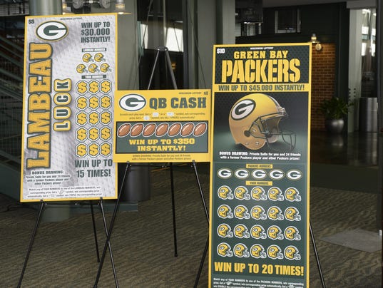Packers lottery tickets hit the stores