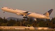 A United Airlines Boeing 767-400 takes off from Seattle-Tacoma