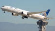 A United Airlines Boeing 787-9 takes off from Los Angeles
