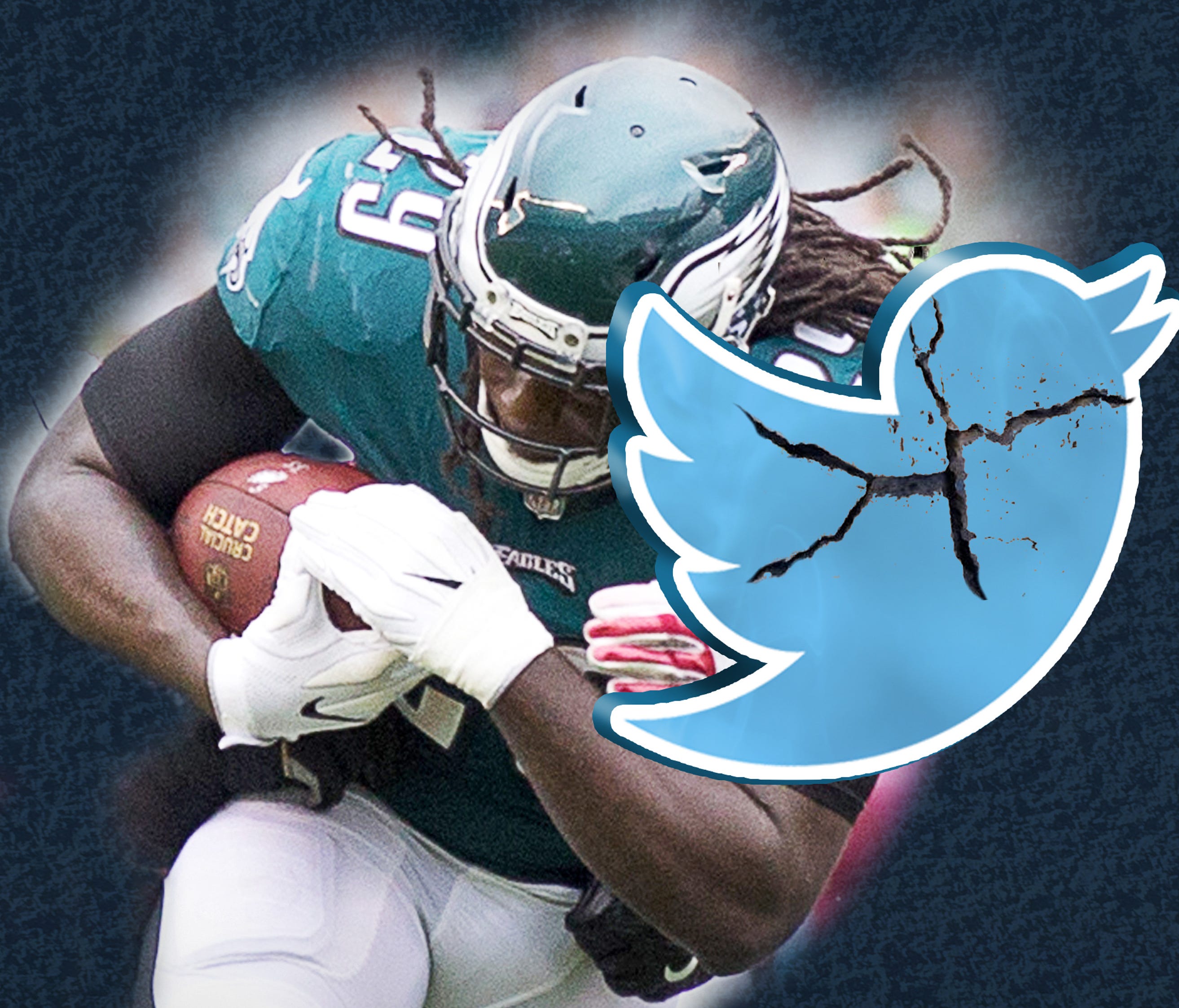 Some NFL players are pushing back on fans through social media rather than sitting idly by.