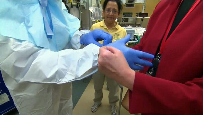 Nurses are calling for improved procedures to protect health care workers from disease transmission.