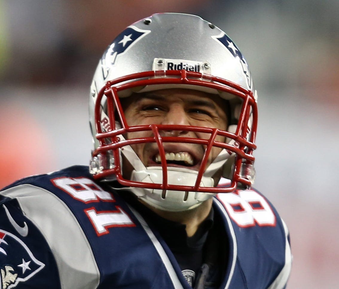 Aaron Hernandez played in the NFL from 2010 to 2012.