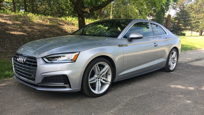 Redesigned for 2018, the second-generation Audi A5 Coupe uses a 2-liter turbocharged 4-cylinder engine mated to a 7-speed transmission to make 252-horsepower and 273 pound-feet of torque.