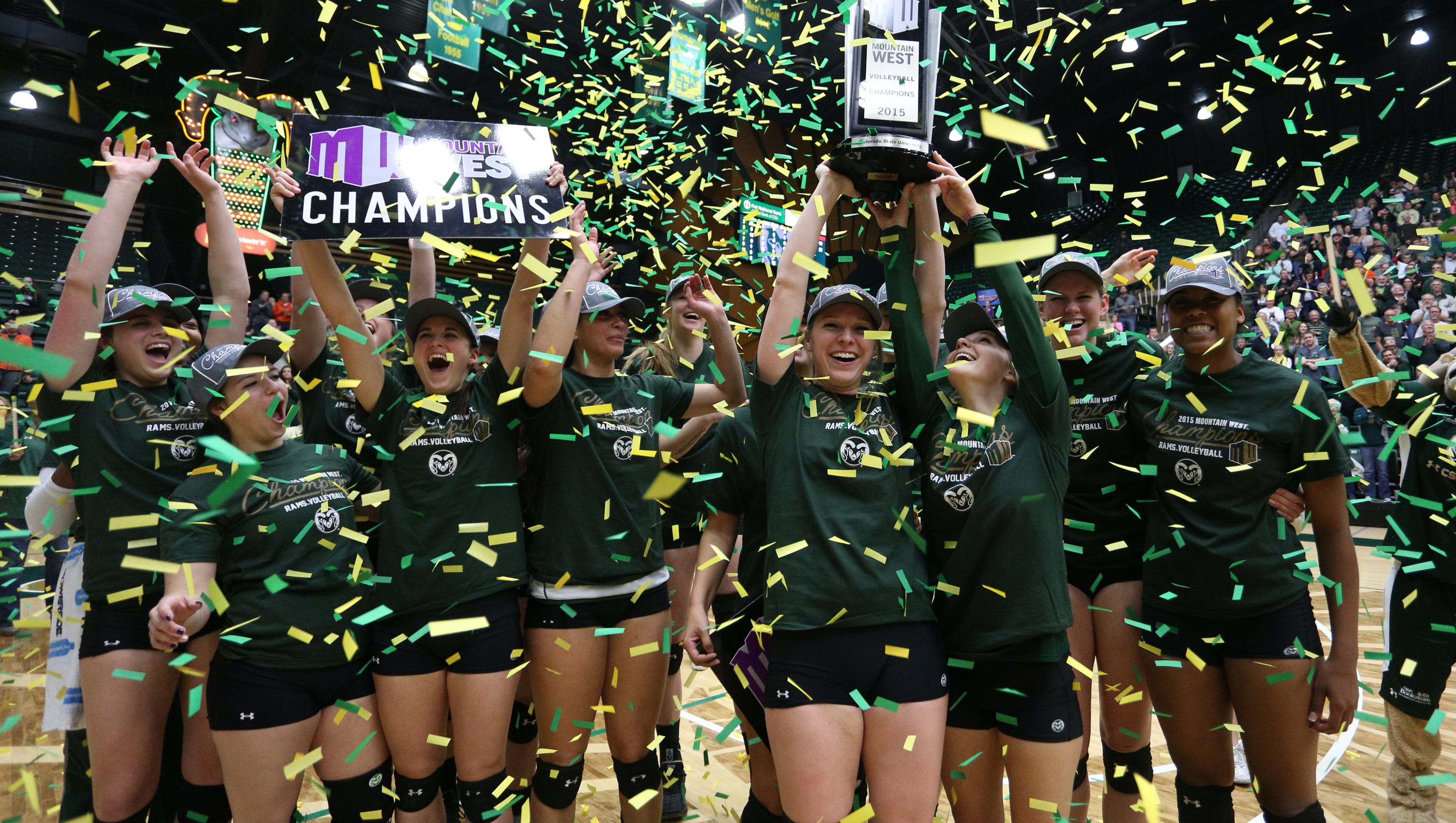 CSU volleyball team celebrates 7th straight MW title CSU volleyball team celebrates 7th straight MW title