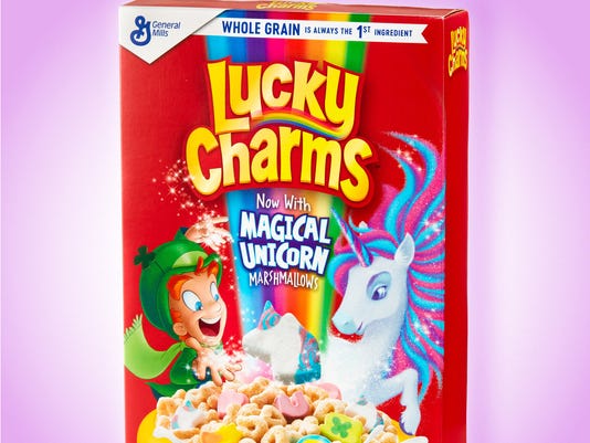 Lucky charms adds a new unicorn marshmallow