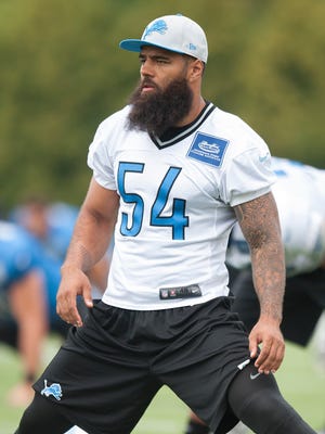 Linebacker DeAndre Levy missed all three practices this week leading into Sunday's home opener against the Titans.