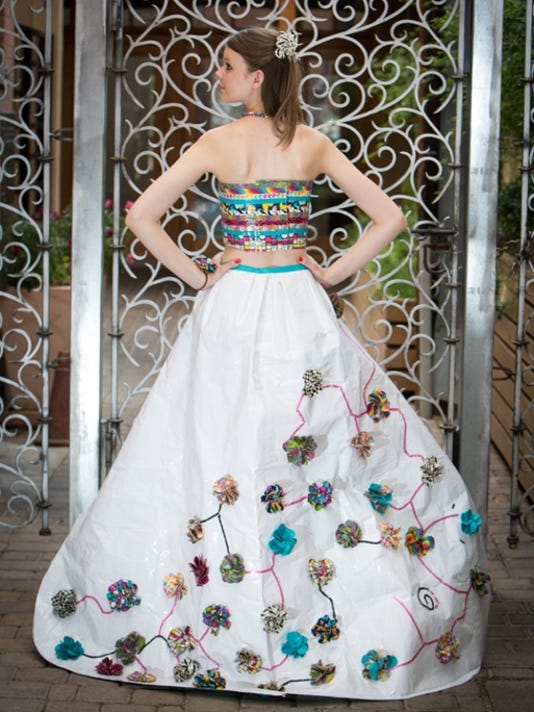 Peoria Teens Try To Win Scholarships With Duct Tape Prom Outfits
