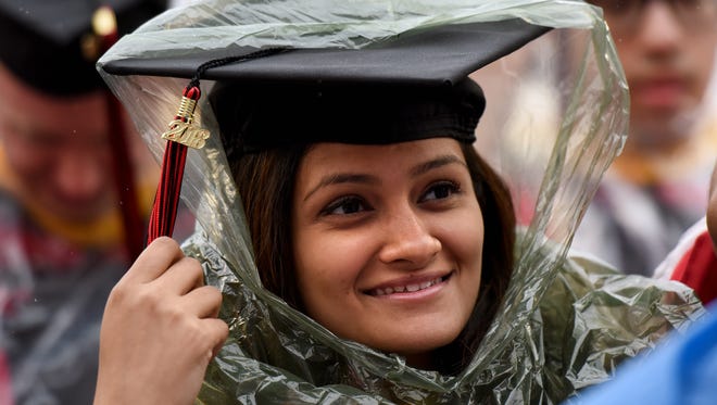The 252nd commencement for Rutgers University was held at High Point Solutions Stadium in Piscataway on Sunday, May 13, 2018.