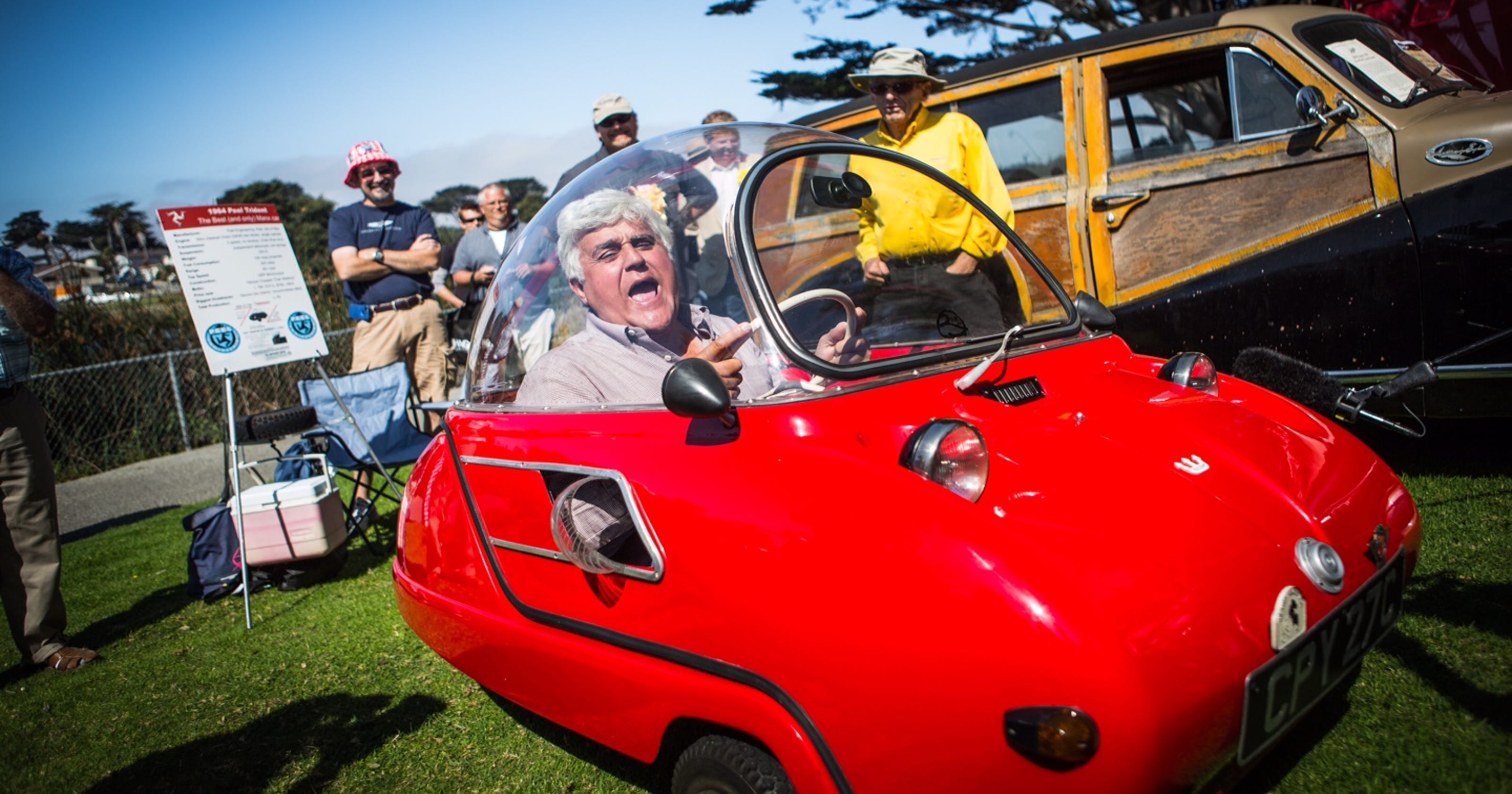 Jay Leno rides again on TV for car special