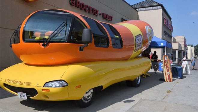 The 27-foot-long iconic Oscar Mayer Wienermobile is holding a hot dog cookout in Sioux Falls Friday at the Fareway on 41st Street and on Saturday at the Fareway on Sycamore Avenue from 10 a.m. to 3 p.m.