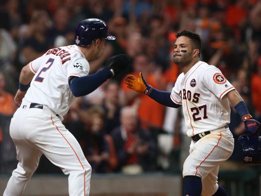 Game 5 at Minute Maid Park: Houston Astros second baseman