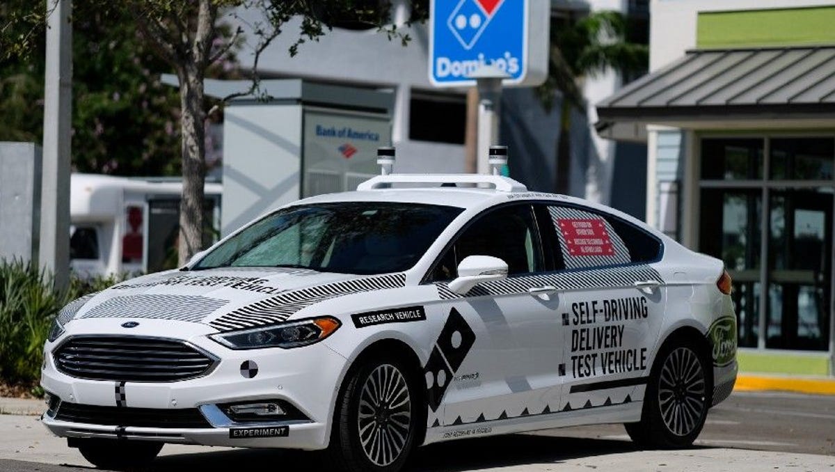 Ford Picks Miami For Self Driving Vehicle Test In Domino S Postmates Partnership