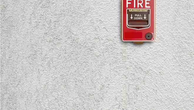 Stock photo: fire alarm