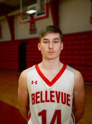 Bellevue's Trey Ruhlman was recognized honorable mention all-Ohio.
