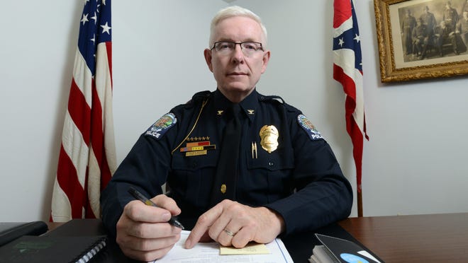 Lancaster police Chief Dave Bailey is retiring from the force Monday. Bailey was first sworn in as a Lancaster police officer in 1979.