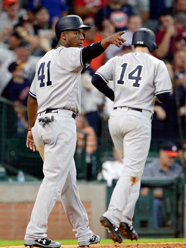 Miguel Andujar Yankees 2022 Road Games