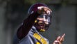 ASU QB Manny Wilkins fires a pass during practice,