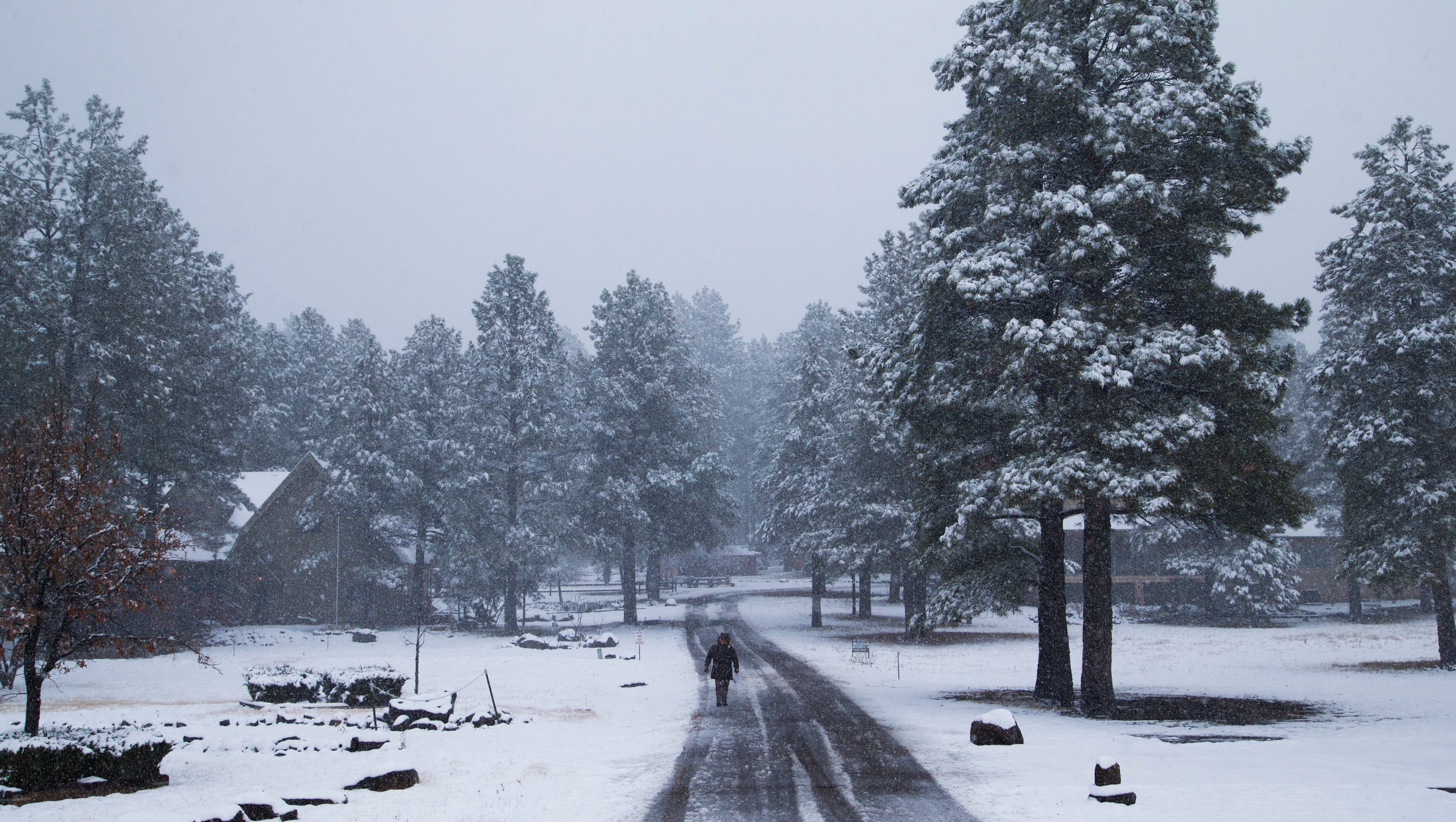December rains linger in Phoenix; snow falls up north