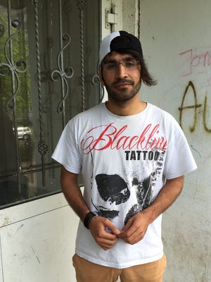 Mohammad Shafiq, 21, in Leipzig, Germany, on May 23, 2016.