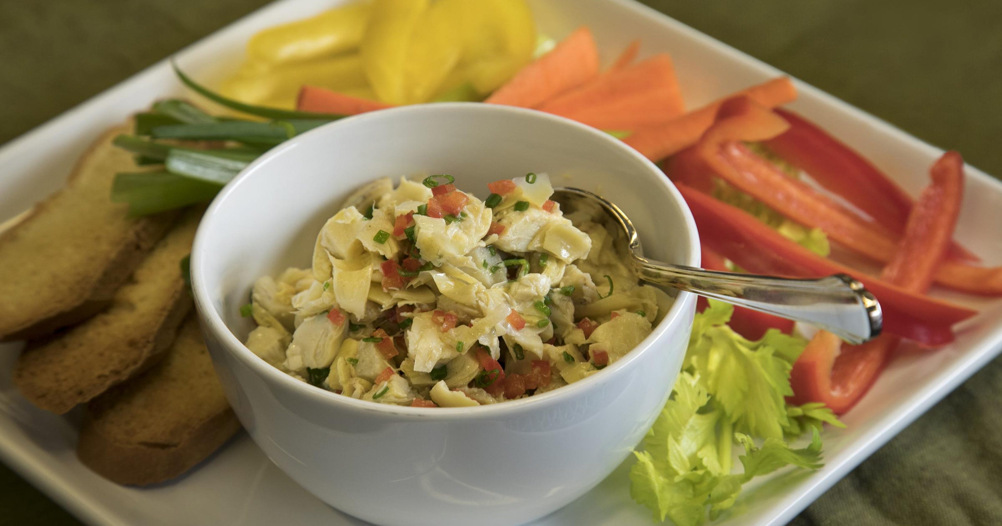 Artichoke relish can enhance any meal with color and taste
