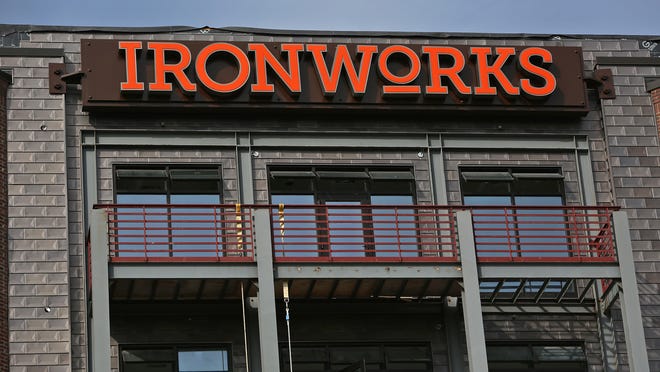 Ironworks is a $30 million, 120-unit apartment complex with a 1920s industrial aesthetic. The building has 36,000 square feet of retail, including a Ruth's Chris Steakhouse.