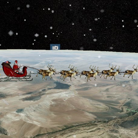 Follow Santa's Christmas Eve journey around the world with the NORAD Santa tracker. 