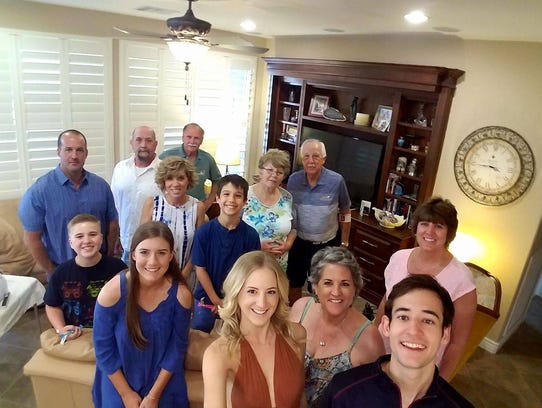Multiple generations of the Nowicki family gather in