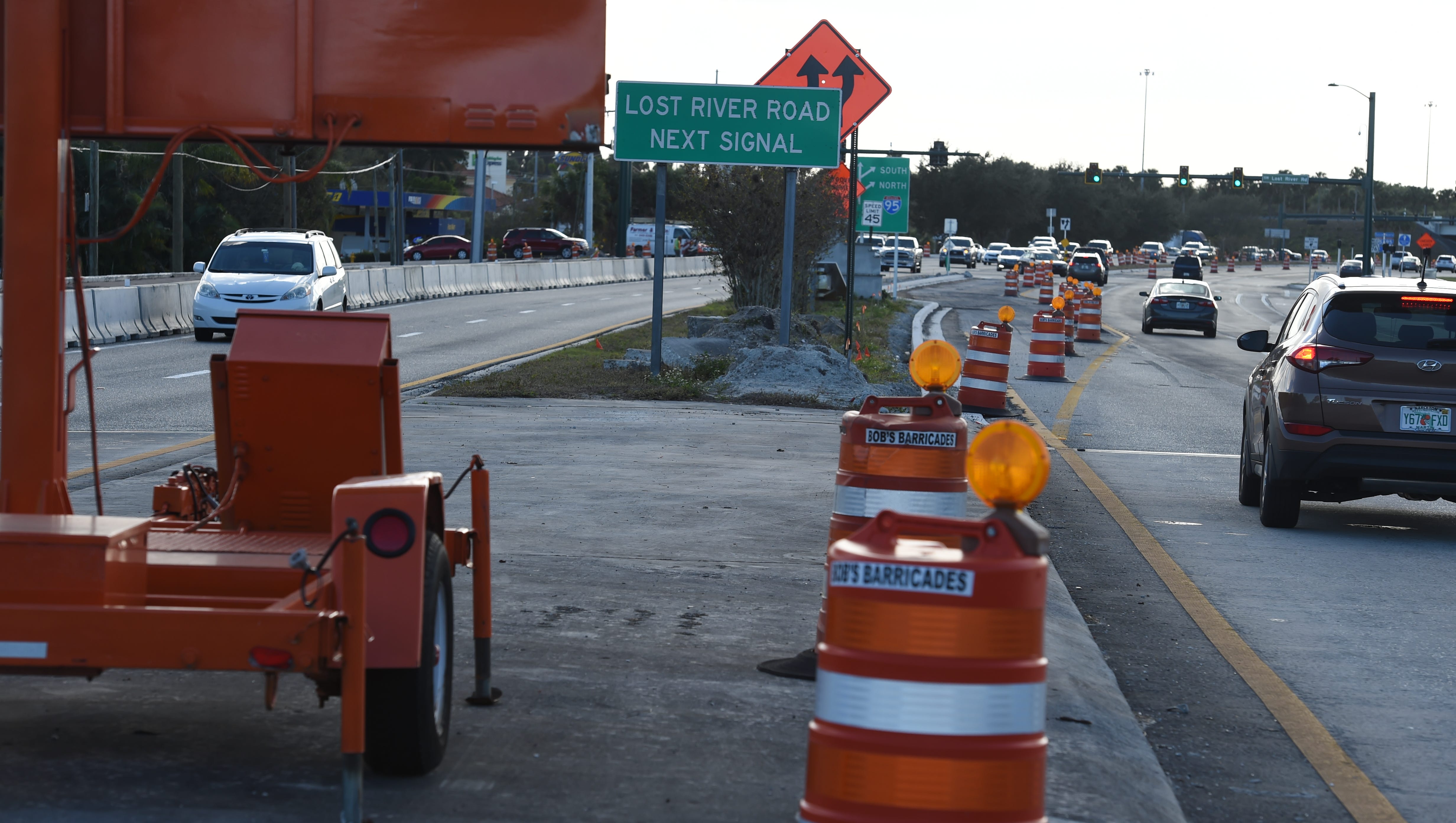A road widening project on Kanner Highway in Stuart is almost finished