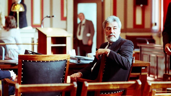 September 25, 1990:  Dennis Barrie, director of the Contemporary Arts Center, in court after he was indicted on pandering obscenity charges following the opening of the Robert Mapplethorpe: The Perfect Moment exhibit at the CAC in April.