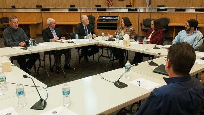 Discussion continues during the second Behavioral Health Forum Nov. 22 at the Doña Ana County Government Center. The forum was hosed by County Commissioner Wayne Hancock and newly elected Las Cruces City Councilor Jack Eakman.