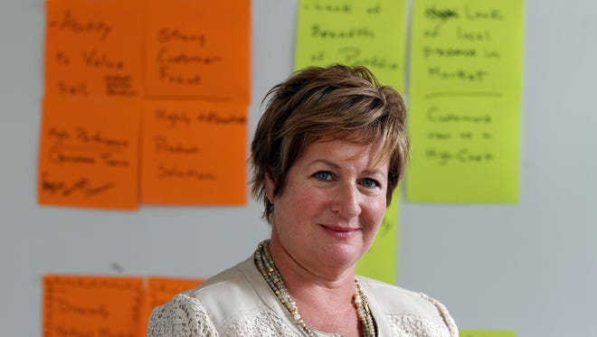 Maureen Ennis of Belmar, owner of Thrive, helps companies through team-building activities.