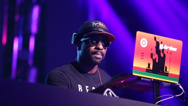 DJ Irie performs during the 2016 MAXIM Indy 500 Party, held at The Pavilion at Pan Am in Indianapolis, Saturday May 27th, 2016. 