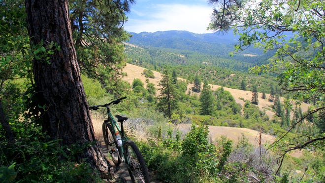The views off the Sterling Ditch Mine Trail system showcase the Applegate Valley.