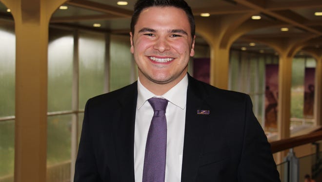 Drake Boudreaux is one of three candidates for LSU Homecoming King for 2016.