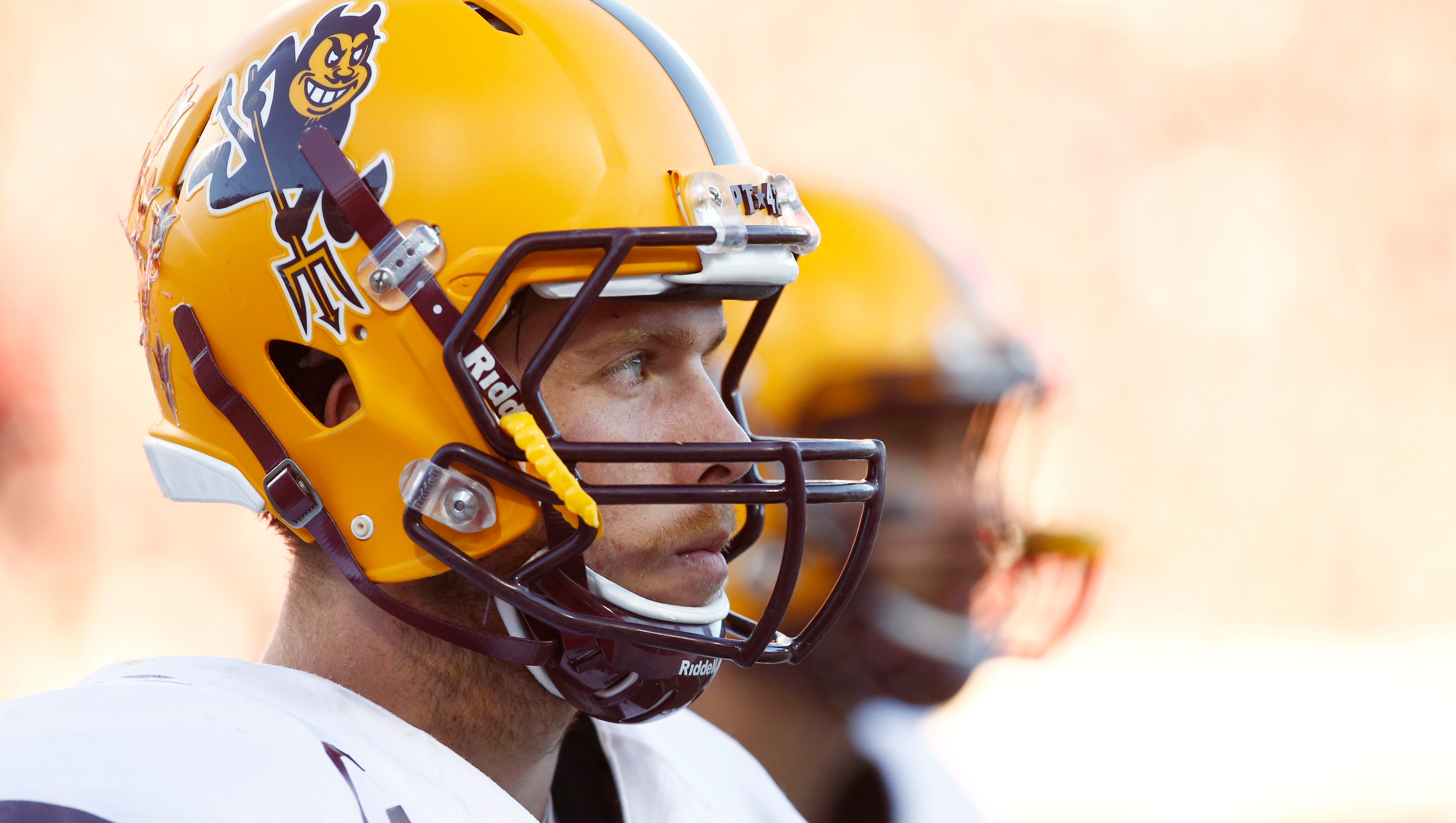 Arizona State Wearing Sparky Helmets On Saturday