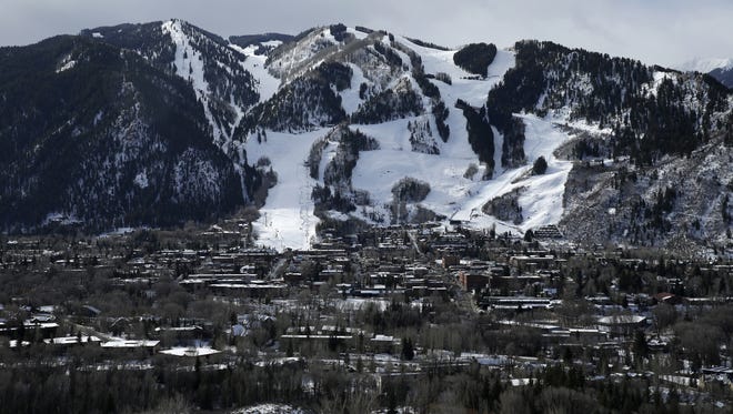 This Dec. 1, 2014, photo shows the Aspen Mountain ski area.