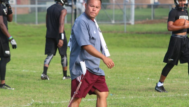 West Creek coach James Figueroa looks to improve on last year's 0-10 season. Figueroa is entering his second full season as head coach with the Coyotes.